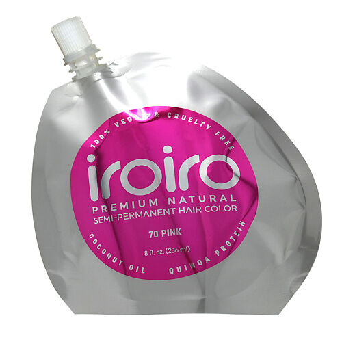 IROIRO Семи-перманентный краситель для волос 70 PINK Розовый