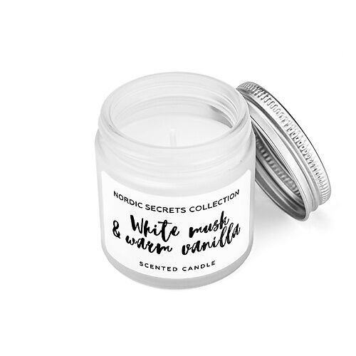 Ароматизированная свеча «White Musk & Warm Vanilla» NORDIC SECRETS