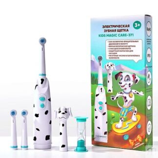 CLEARDENT Электрическая зубная щетка детская KIDS MAGIC CARE-371, Далматине