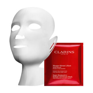 CLARINS Восстанавливающая тканевая маска для лица и шеи с эффектом лифтинга