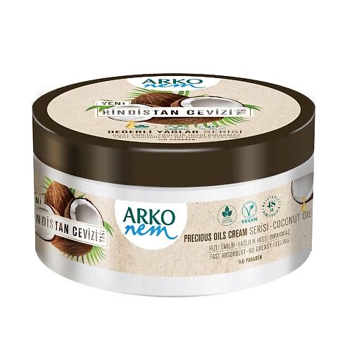 ARKO Nem Увлажняющий крем для рук и тела с маслом кокоса