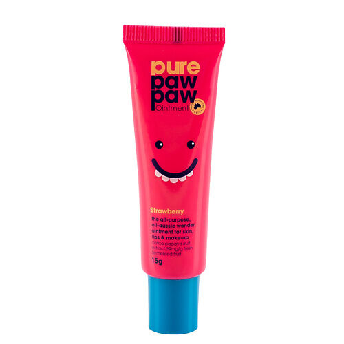 Бальзам для губ восстанавливающий с ароматом клубничный смузи PURE PAW PAW