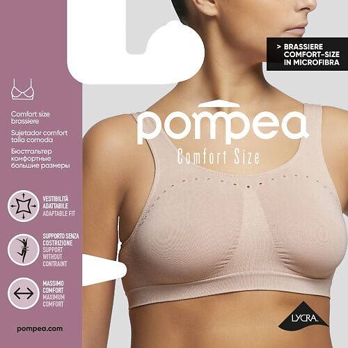 POMPEA Топ бра BRASSIERE COMFORT SIZE MPL180692 фото 1