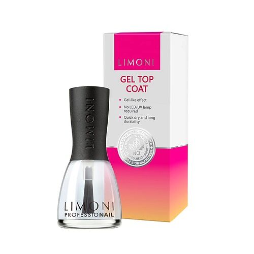 LIMONI Топ для ногтей защитный гелевый Gel Top Coat MPL035199 фото 1