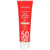Levrana Calendula Sun Pink 0+ SPF 50 - Солнцезащитный крем для лица и тела