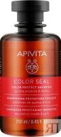 Apivita - Шампунь для окрашенных волос с протеинами киноа и медом, 250 мл