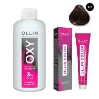 Ollin Professional Ollin Color - Набор (Перманентная крем-краска для волос,