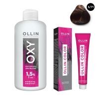 Ollin Professional - Набор "Перманентная крем-краска для волос Ollin Color