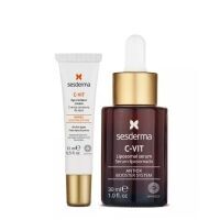 Sesderma - Набор с витамином С: крем для век, 15 мл + сыворотка, 30 мл