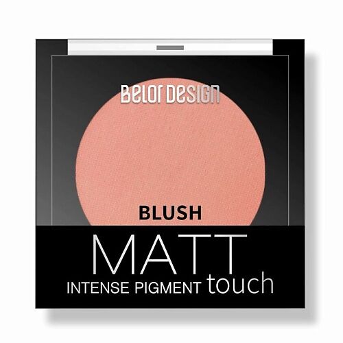 BELOR DESIGN Румяна для лица Matt Touch Тон 201 Лососевый MPL167456 фото 1