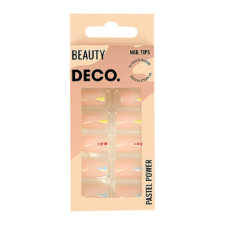 DECO. Набор накладных ногтей PASTEL POWER dots