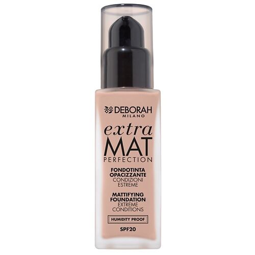 DEBORAH MILANO Тональная основа матирующая EXTRA MAT PERFECTION MATTIFYING DBR305500 фото 1