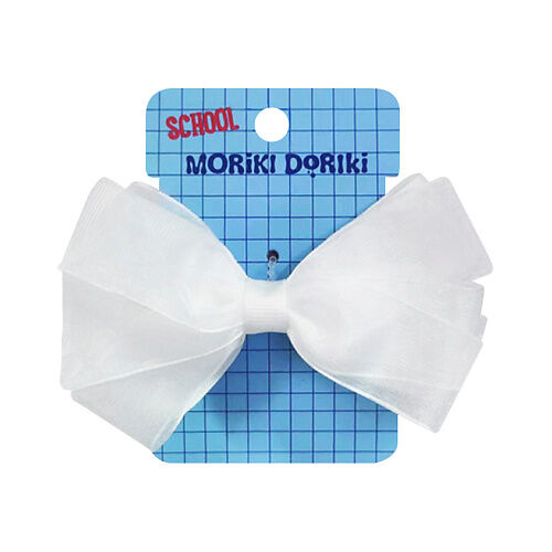 MORIKI DORIKI Белый бант на резинке SCHOOL Collection White bow elastic CLOR10867 фото 1