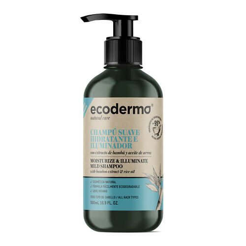 ECODERMA Шампунь для волос увлажняющий и придающий блеск Moisturize & Illum ECD087915 фото 1