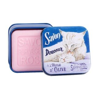 LA SAVONNERIE DE NYONS Мыло с розой Белые коты