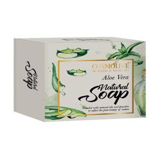 COSMOLIVE Мыло натуральное Aloe Vera natural soap