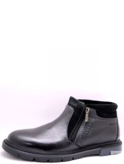 Burgerschuhe 81810 мужские ботинки черный натуральная кожа зима, Размер 44
