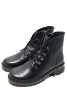 Jonny Fire М2287чптV женские ботинки черный натуральная кожа зима, Размер 4